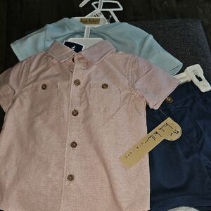 NWT Nicole Miller 3 Piece Short Set Toddler 12 Months Tee Shirt Summer